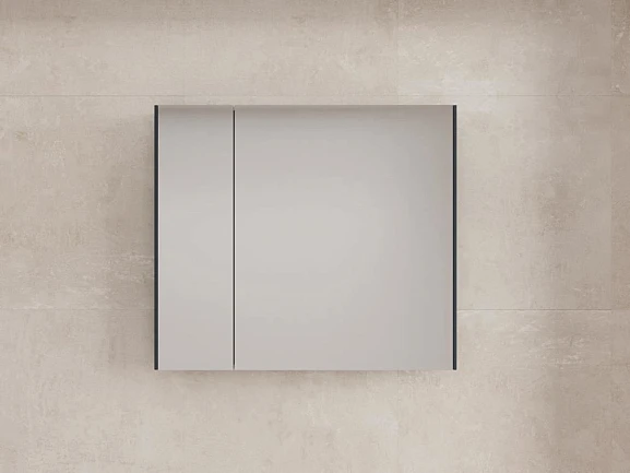 Зеркало-шкаф Style Line Лима 80 графит L/R