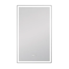 Зеркало Vigo Roberta Luxe 60 с подсветкой, часами и функцией антизапотевания