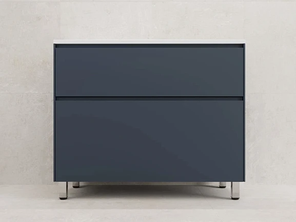 Тумба под раковину Style Line Лима 100 напольная графит