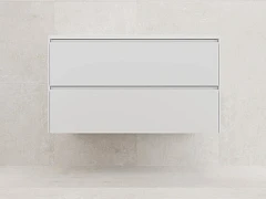 Тумба с раковиной Style Line Лима 100 подвесная белая матовая