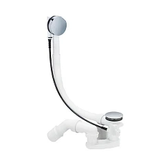 Слив-перелив Viega Simplex полуавтомат, с сифоном, 40/50 x 540 мм, пластик/хром 285357