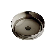 Накладная раковина Vincea VBS-6T16B 45*45 черная прозрачная