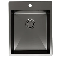 Кухонная мойка Санприз Scanno SZ2240BL 40*50 оружейная сталь