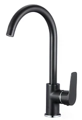 Смеситель Olive’s Tieso 26430TSB для кухни черный матовый