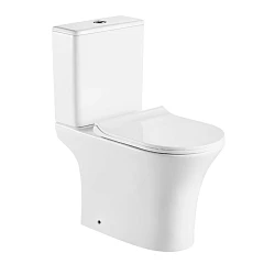 Унитаз-компакт Olive’s Sierra SR31126DP 34*65 безободковый с крышкой-сиденьем микролифт