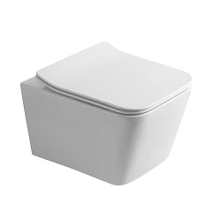 Подвесной унитаз Olive’s Porto PR30116DP 36*51 безободковый с крышкой-сиденьем микролифт