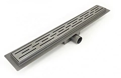 Душевой лоток Esbano Meta ESTRMETRAIN80GM оружейная сталь