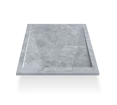Душевой поддон Esbano Luxe ESP-LM128VG 120*80*2,5 мрамор серый