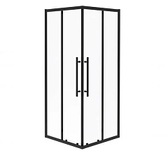 Душевой уголок Esbano Flex ESF-90KV-B 90*90*195 профиль черный матовый без поддона