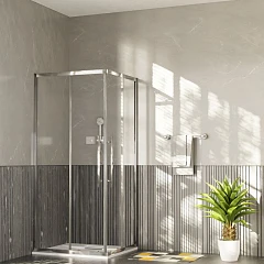 Душевой уголок Esbano Flex ESF-80D1+120D2-C 120*80*195 L/R без поддона