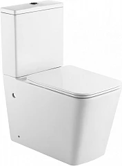 Унитаз-компакт Esbano Duero 36,5*64 безободковый с крышкой-сиденьем микролифт Slim