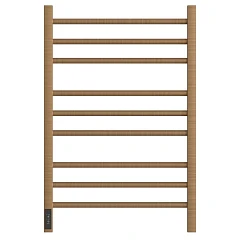 Электрический полотенцесушитель Point ВЕСТА 9 круглых перекладин 50х80 бронза с диммером