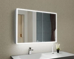 Зеркало-шкаф Esbano ES-3810D 100*70 с подсветкой