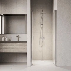 Душевая дверь в нишу RGW 80*195 PA-104 прозрачная 6 мм (EasyClean)