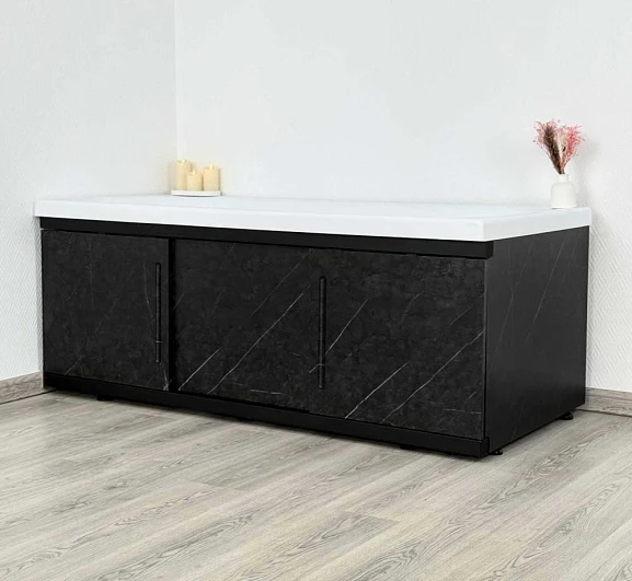 Фронтальная панель Alavann МДФ Alt Black 1,5  черный мрамор