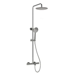 Душевая стойка Sancos Game SC3001LCH с термостатом и изливом хром