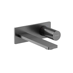 Смеситель Sancos Nexus SC9013GG для раковины скрытый монтаж вороненая сталь