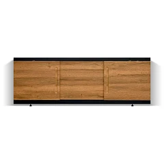 Фронтальная панель Alavann Alt Black 160 раздвижная (купе) дуб