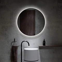 Зеркало Alavann Rondo 80 с подсветкой
