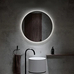 Зеркало Alavann Rondo 70 с подсветкой и функцией антизапотевания