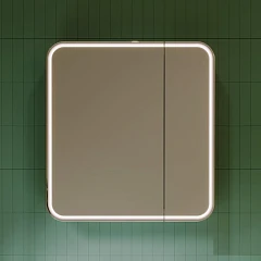 Зеркало-шкаф Alavann Lana 80 R/L холодный свет