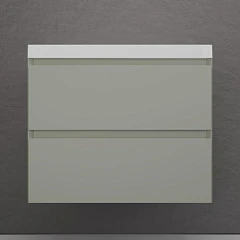 Тумба под раковину Style Line Манхэттен 70 подвесная олива