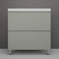 Тумба под раковину Style Line Манхэттен 80 напольная олива