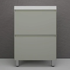 Тумба под раковину Style Line Манхэттен 60 напольная олива