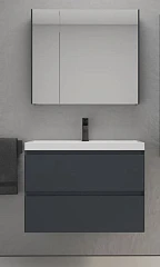 Комплект мебели Style Line Манхэттен 80 подвесной графит