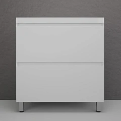 Тумба с раковиной Style Line Манхэттен 80 напольная белая матовая