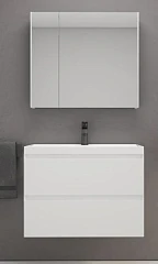 Комплект мебели Style Line Манхэттен 80 подвесной белый матовый