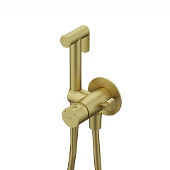 Гигиенический душ со смесителем Iddis Axes 005MGR0i08 скрытый монтаж золото матовое