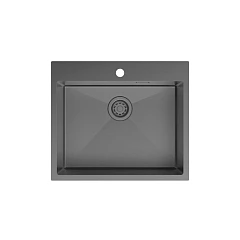 Кухонная мойка Iddis Haze HAZ59GMi77 59*51 графит матовый