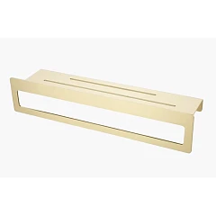 Полка Raglo R340.04.03 с полотенцедержателем сатин золотой