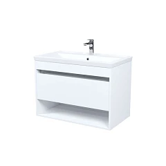 Тумба с раковиной Iddis Zodiac X 80 белая матовая