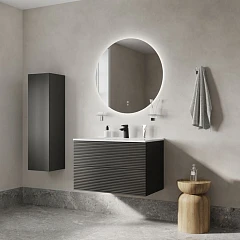 Комплект мебели Iddis Bild 80 темно-серый