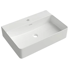 Накладная раковина Aqueduto Espiral ESP0510 59*42 с отверстием под смеситель белый глянец