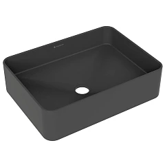 Накладная раковина Aqueduto Espiral ESP0440 50*37 черная матовая