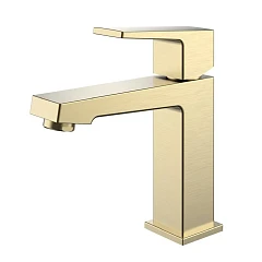 Смеситель Splenka S01.10.03 для раковины золотой сатин