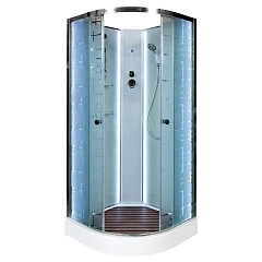Душевая кабина AvaCan EM1510N 100х100х210 с LED-подсветкой без крыши