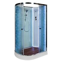 Душевая кабина AvaCan EM1511 110х80х210 R N с LED-подсветкой без крыши