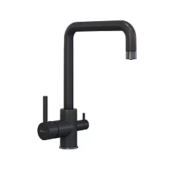 Смеситель Uperwood UPD-004-05 для кухни с функцией подключения фильтра черный/вороненая сталь
