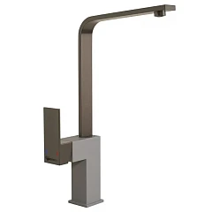 Смеситель Uperwood UPD-002-07 для кухни вороненая сталь/серый