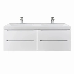 Тумба под раковину Uperwood Tanos 120 белая, подвесная