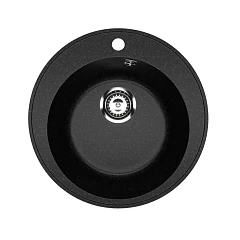 Кухонная мойка Uperwood ECON UPD-405 47х47 черная матовая