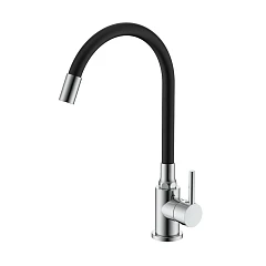 Смеситель Splenka S201.4406 для кухни с гибким изливом хром