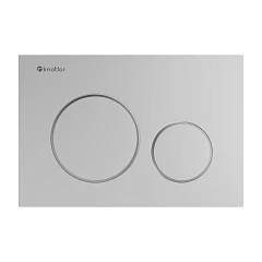 Клавиша смыва Knotlor Sphere Premium BIS104WYC белая матовая/хром