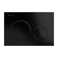Клавиша смыва Knotlor Sphere Premium BIS104BL черная матовая