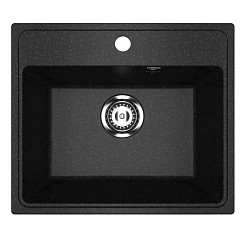Кухонная мойка Uperwood ECON UPD-408 49х42 черная матовая