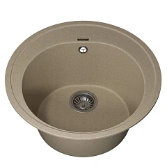 Кухонная мойка Uperwood Quartz UPD-01 51х51 бежевая матовая